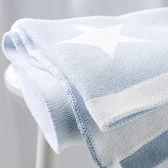 Reversible Star Baby Blanket 