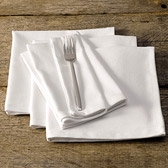 White Woven Napkin - Set of 4 