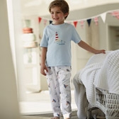 Whale Lighthouse Jersey Pyjamas 