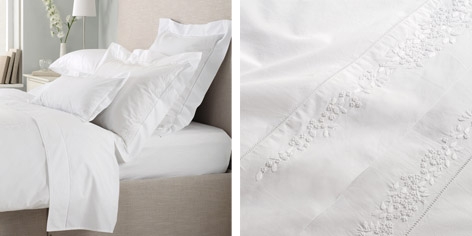 Buy Adeline Bed Linen Collection - White from The White Company