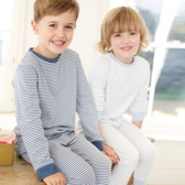 Buy Striped Jersey Pyjamas - 2-Pack from The White Company