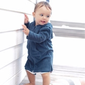 Buy Baby Towelling Cover-Up - Nautical Blue from The White Company