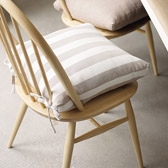 Buy Wide Stripe Seat Pad from The White Company