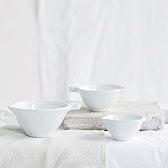 Buy Stoneware Nesting Bowls - Set of 3 from The White Company