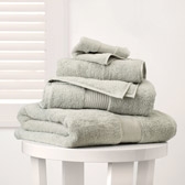 Buy Egyptian Cotton Towels - Eucalyptus from The White Company