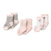 Buy Flower Stripe Dot Socks 3-Pack from The White Company