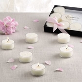 Buy Geranium Tealights - Set of 12 from The White Company