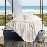 Buy Georgia Throw - Natural from The White Company