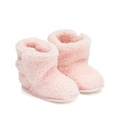 Buy Sherpa Slipper Booties - Baby Pink from The White Company