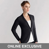 Buy Garter Stitch Knitted Blazer - Dark Charcoal from The White Company