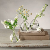 Buy Ribbed Bud Vase - Set of 3 from The White Company