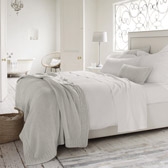 Buy Morgan Throw - Silver Grey from The White Company