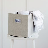 Buy Storage Cube - Natural from The White Company