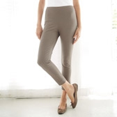 Buy Side Zip Cropped Trousers - Mushroom from The White Company