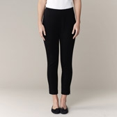 Buy Side Zip Cropped Trousers - Black from The White Company