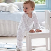 Buy Moon & Star Sleepsuit from The White Company