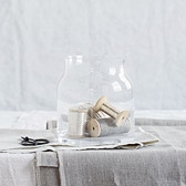 Buy Pablo Glass Vase - Small from The White Company
