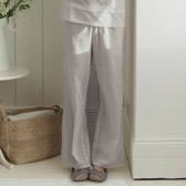 Buy Random Dobby Pyjama Bottoms - Silver from The White Company