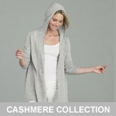 Buy Cashmere Hooded Cardigan - Silver from The White Company