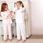 Buy Stripe Heart Pyjamas 2 Pack from The White Company