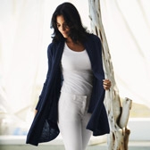 Buy Sparkle Pocket Cardigan - Navy from The White Company
