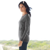 Buy Sequin Stripe Sweater - Eclipse grey from The White Company