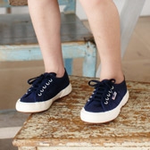 Buy Superga Plimsolls - Navy from The White Company