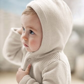 Buy Textured Hooded Cardigan from The White Company