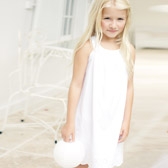 Buy White Broderie Dress from The White Company