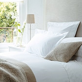 Berkley White Bed Linen Collection 