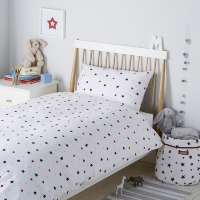 Star All Over Print Bed Linen Set | Children's Bed Linen | The White ...