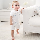 Buy Boat Embroidered Shortie from The White Company