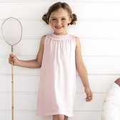 Jersey Stripe Ruffle Dress 