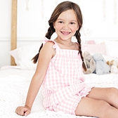 Gingham Frill Pyjamas 