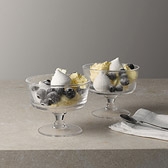 Comport Style Dessert Dishes Set of 2 