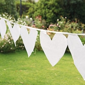 Heart Organza Bunting 