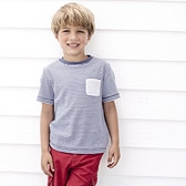 Stripe T-Shirt - Blue 