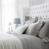 Silver Berkley Bed Linen Collection 