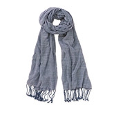 Twisted Fringe Scarf - Bluebell 