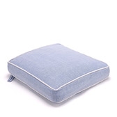 Blue Chambray Seat Pad 