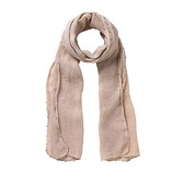 Buy Bead Edge Detail Scarf - Stone from The White Company