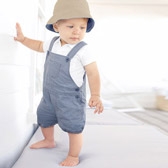Buy Check Dungarees from The White Company