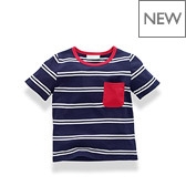 Buy Contrast Pocket T-Shirt from The White Company