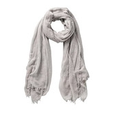 Buy Cross Weave Detail Scarf - Natural from The White Company