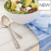 Buy Patmos Stripe Tea Towel - Set of 2 from The White Company
