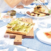 Buy Basketweave Placemats - Set of 4 - Summer Blue from The White Company