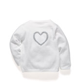 Buy Baby Heart Cardigan from The White Company