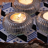 Ribbed Tealight Holder