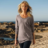 Buy Keyhole Sparkle Sweater - Rose from The White Company