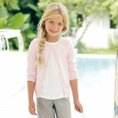 Buy Girls' Sparkle Cardigan - Pink from The White Company